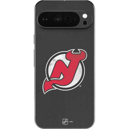 NHL New Jersey Devils Distressed Pixel 9 Pro XL Skin